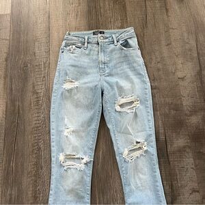Abercrombie skinny fit ribbed jeans